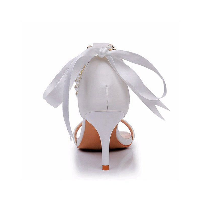 Elegant Open Toe Ankle-Strap Stiletto Sandals