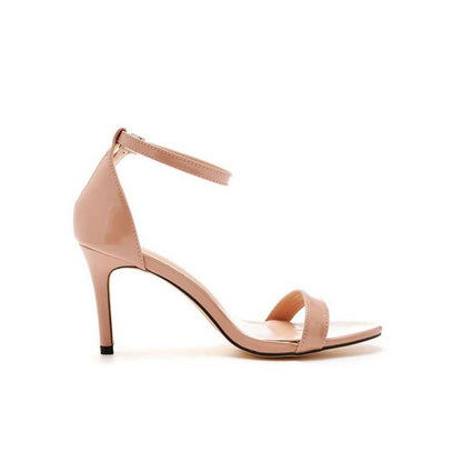 Casual Open Toe Stiletto Ankle-strap High Heels