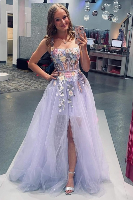 Straps Floral Short Party Dresses with Detachable Cape