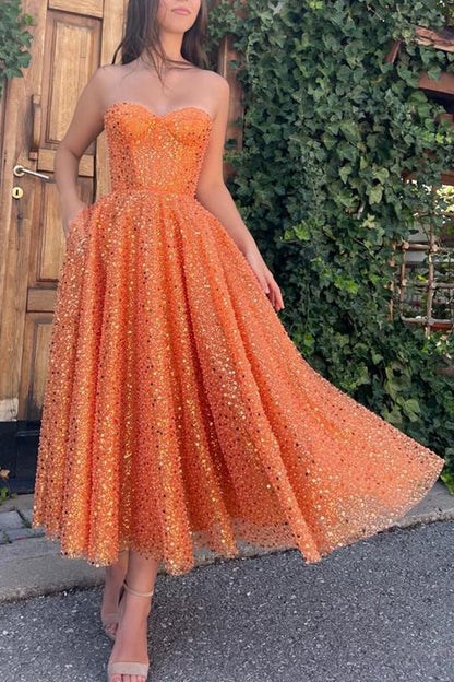 A-line Prom Dresses Sparkle & Shine Dresses Cocktail Party Floor Length Sleeveless Sweetheart Lace with Sequin