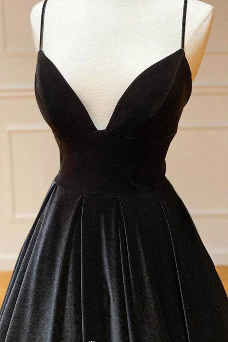 Simple Velvet Long Prom Dresses Evening Dresses
