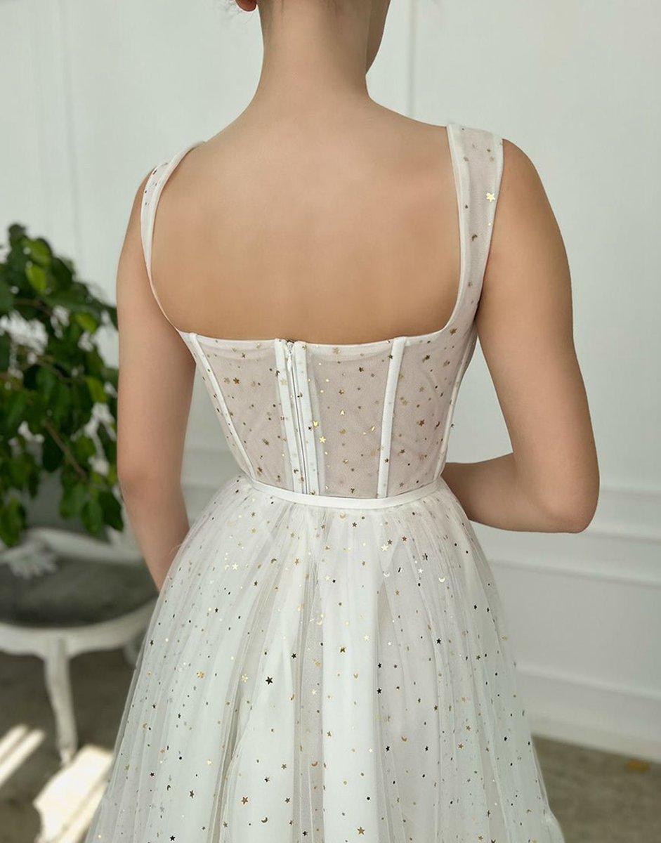 Straps Short Tulle Homecoming Dresses