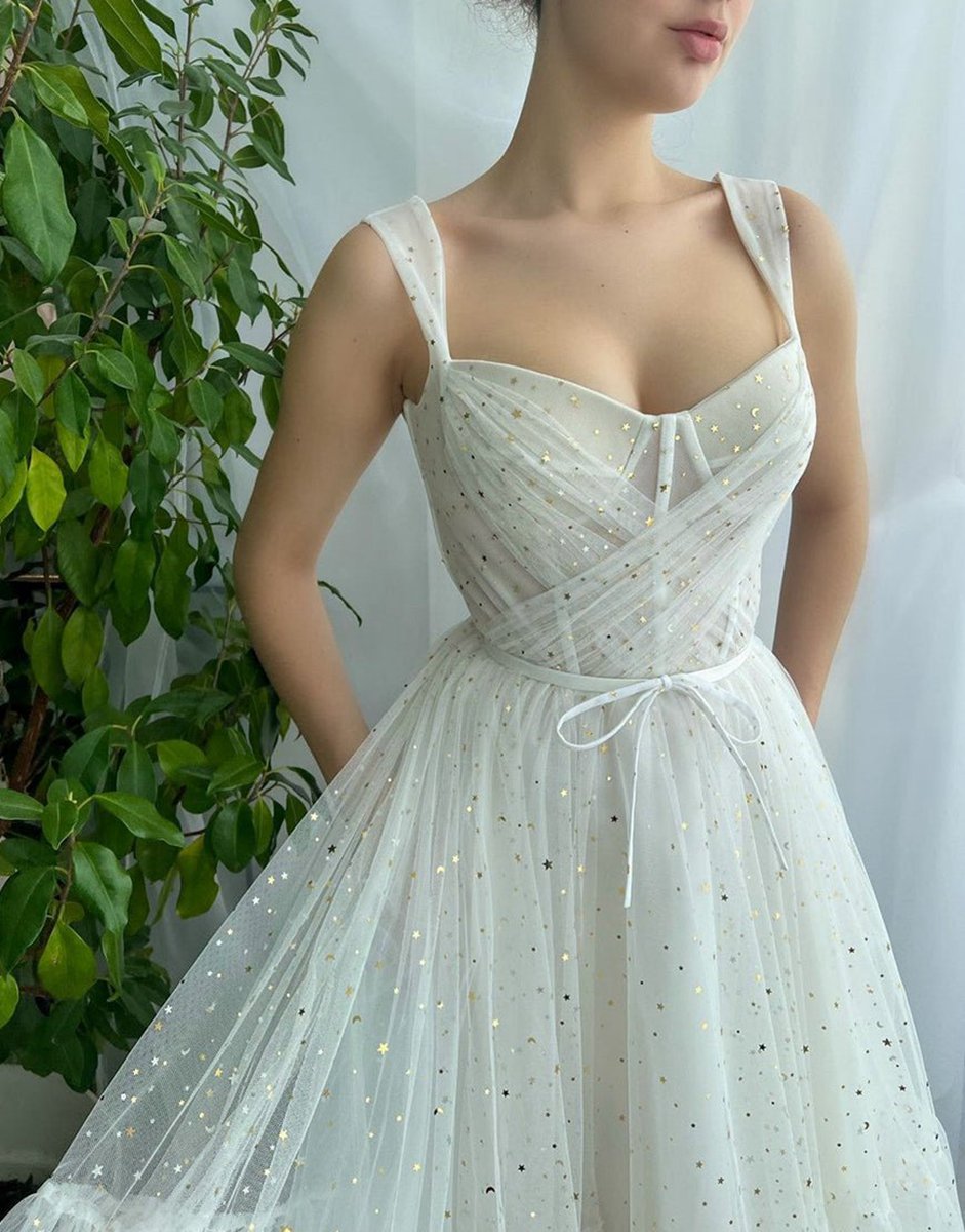 Straps Short Tulle Homecoming Dresses