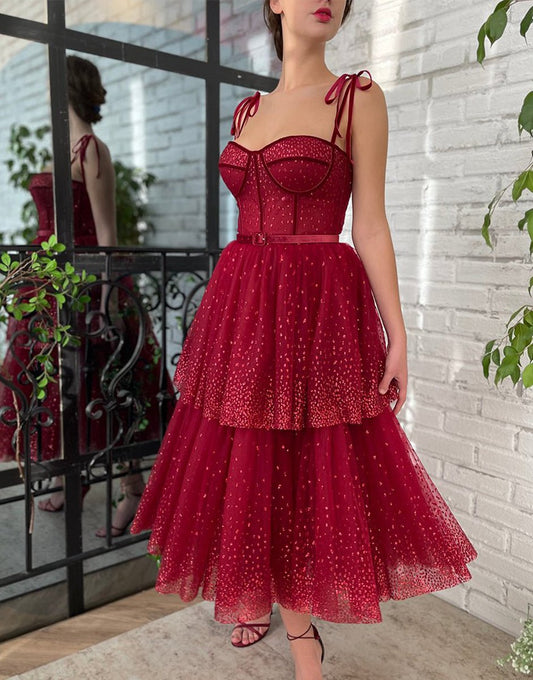 Tulle Glitter Homecoming Dresses