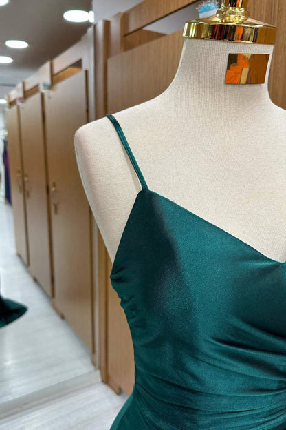 Mermaid Satin Long Prom Dresses