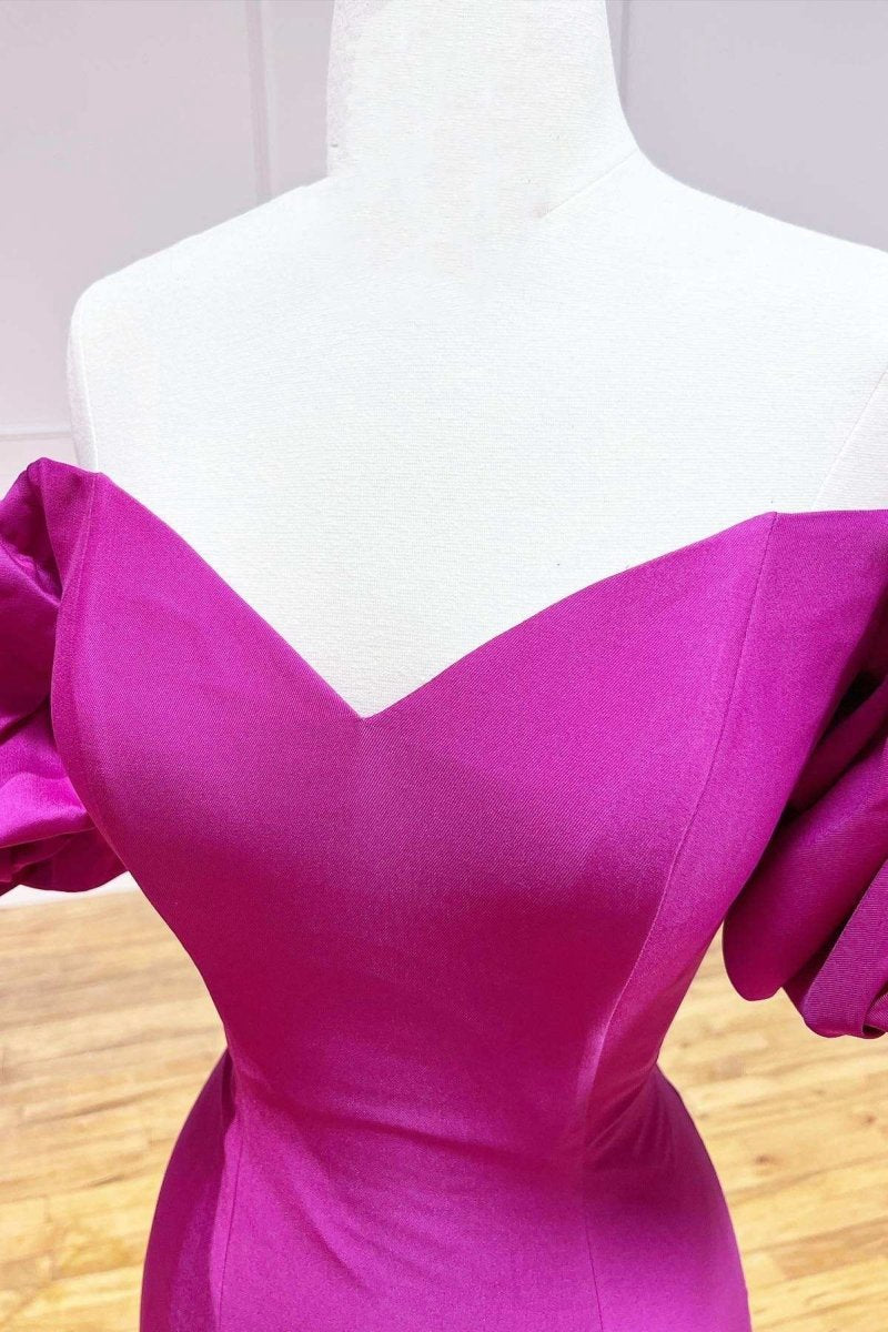 Satin Strapless Trumpet Long Prom Dresses