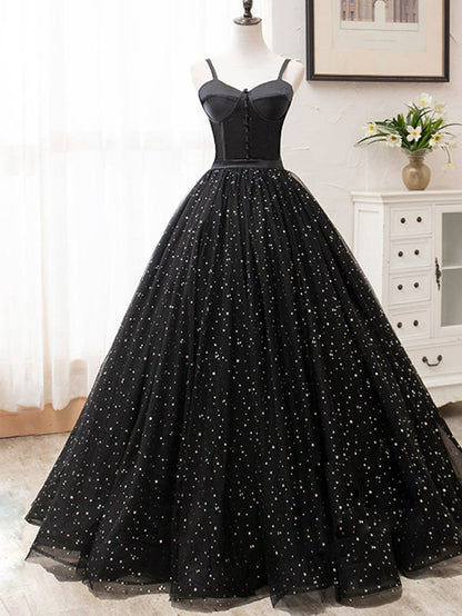 V Neck Glitter Long Prom Dresses