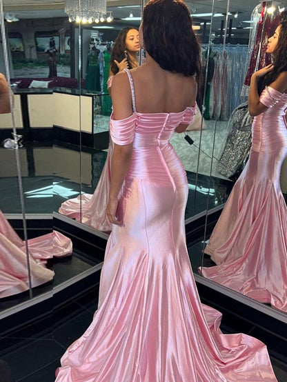 Sweetheart Neck Long Mermaid Prom Dresses