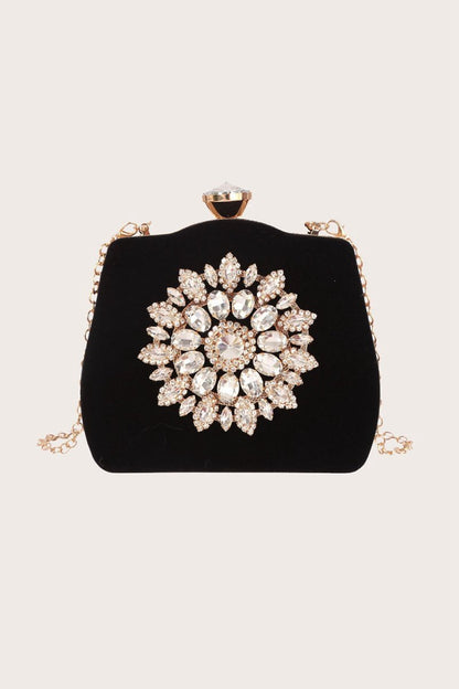Black Beading Handbag
