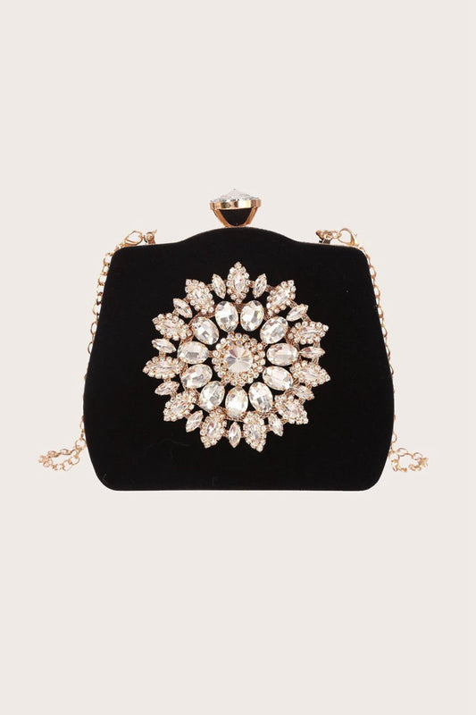 Black Beading Handbag