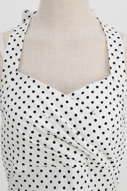 Halter Polka Dots 1950s Dresses