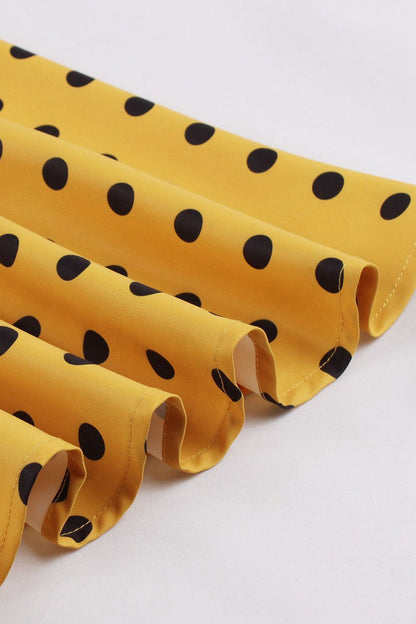 Spaghetti Straps Polka Dots 1950s Dresses