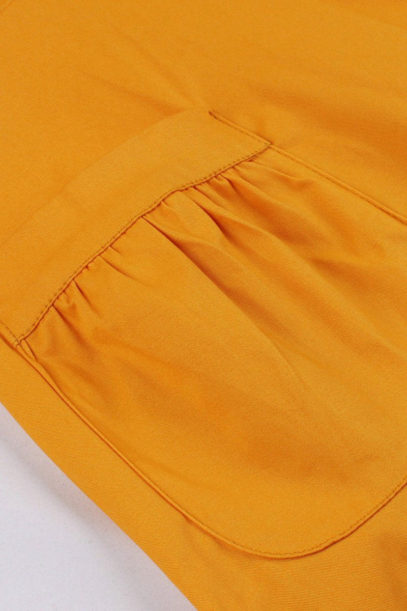 Swing V Neck Vintage Dresses with Short Sleeves