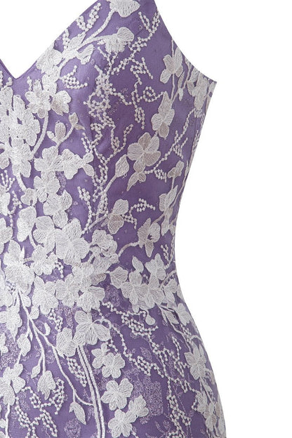 Sheath Short Spaghetti Straps Lace Homecoming Dresses