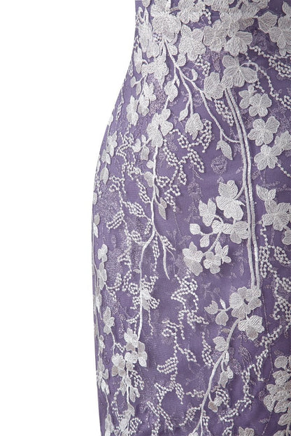 Sheath Short Spaghetti Straps Lace Homecoming Dresses