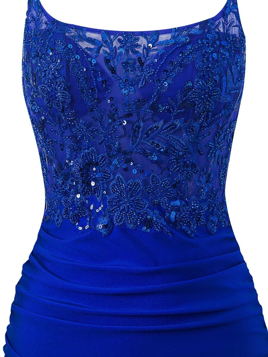 Sheath Short Spaghetti Strap Jersey Homecoming Dresses