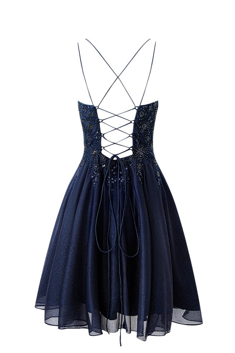 A-line Chiffon Short Homecoming Dresses