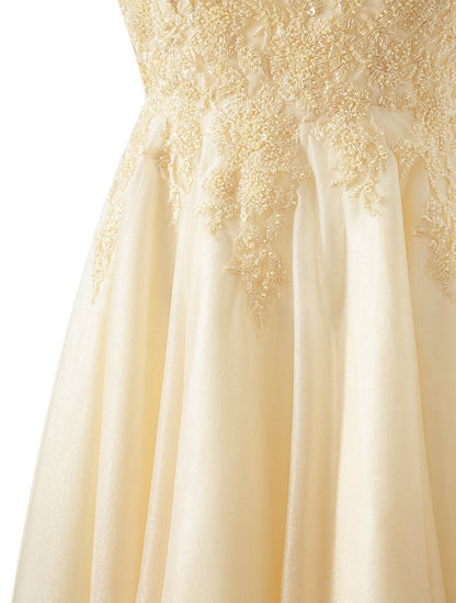 A-line Chiffon Short Homecoming Dresses