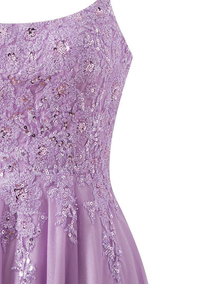 A-line Chiffon Short Homecoming Dresses