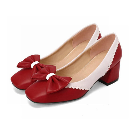 Retro Mary Jane High Heel Shoes