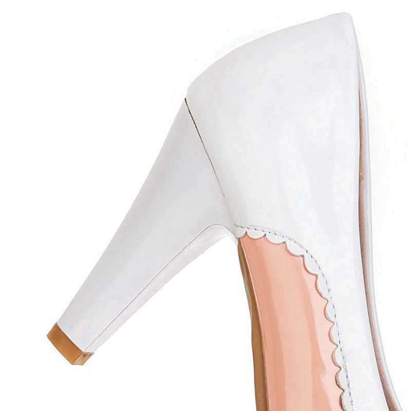 Retro Bowknot High Heels Shoes