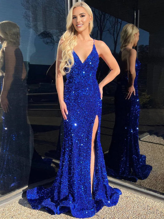 Elegant Mermaid Long Party Dresses