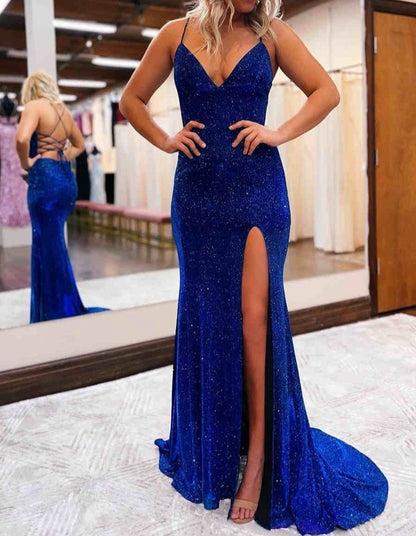 Elegant Mermaid Long Party Dresses